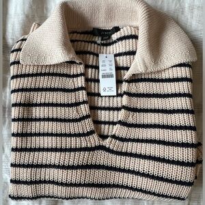 NWT J.Crew Women’s XXS stripped v-neck beach sweater
